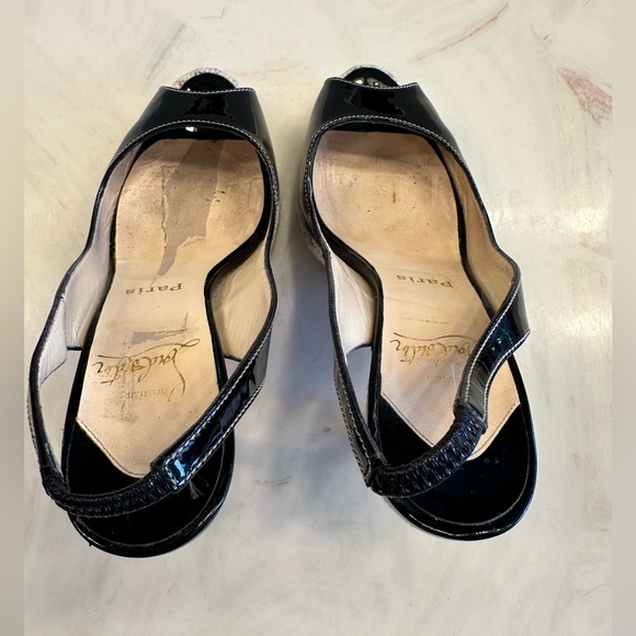 CHRISTIAN LOUBOUTIN PLATFORM SLINGBACK - Picture 6 of 9